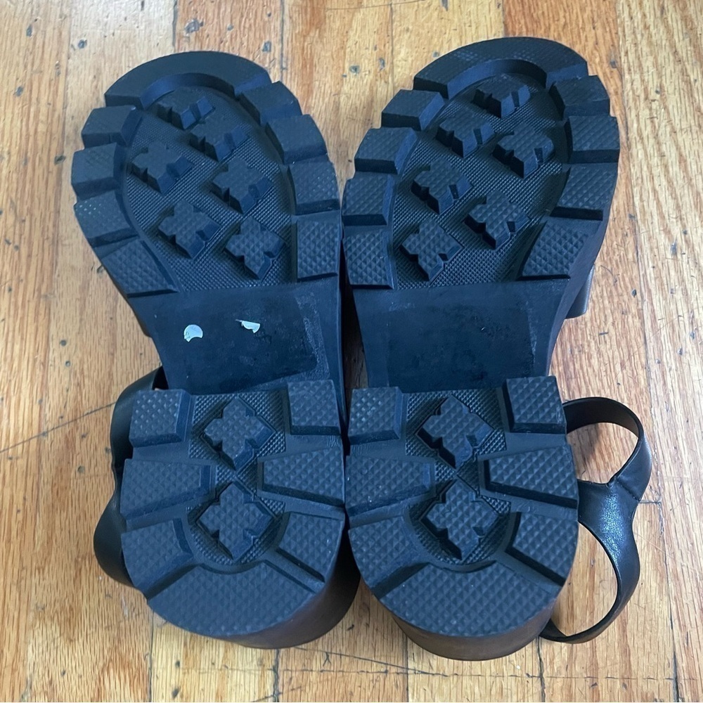 Abound Black Lugged Sole Platform Fisherman Sandals size 9 - Picture 5 of 5